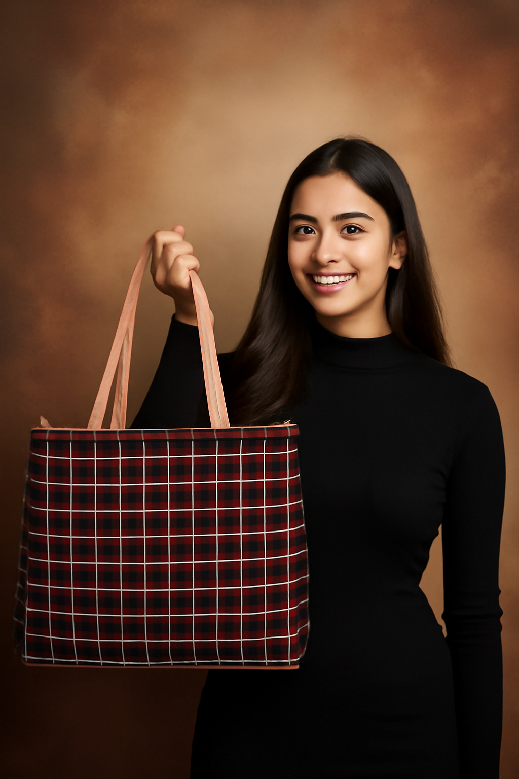 Ladies bag in faux leather in cheap price